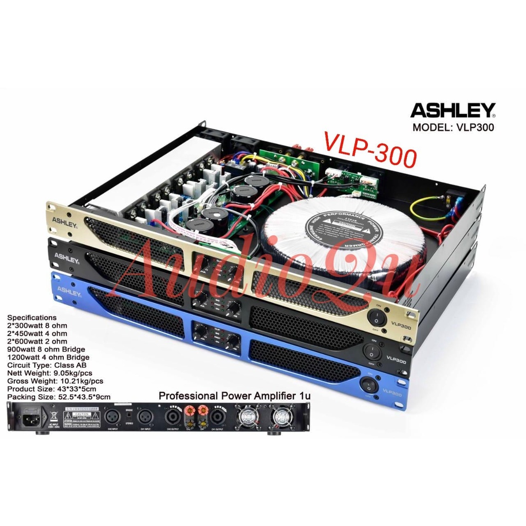 Power Amplifier Ashley VLP 300 / VLP300 / VLP-300 Original