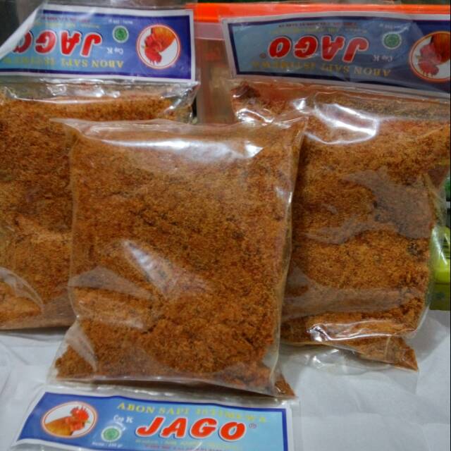 

Abon sapi Cap JAGO 1kg