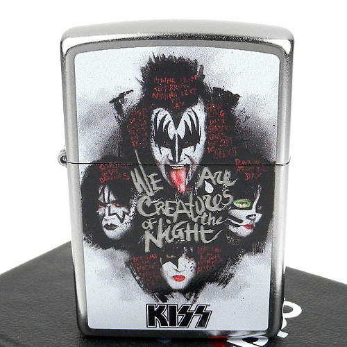 Zippo Original USA 49018 Kiss Street Chrome - Terlengkap & Resmi