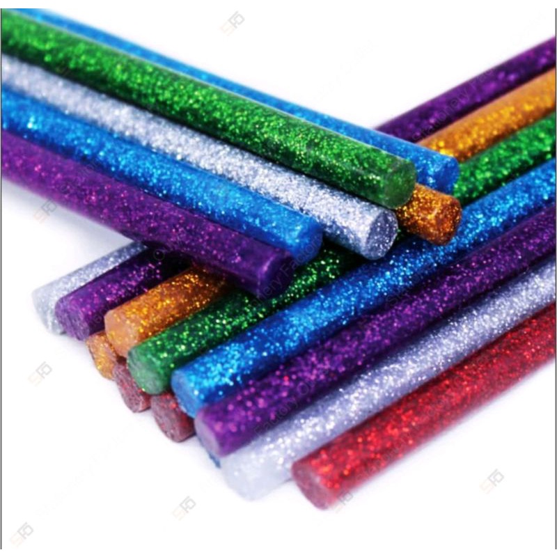 Isi Lem Tembak Glitter Warna Lem Lilin warna warni kecil 0.7mm