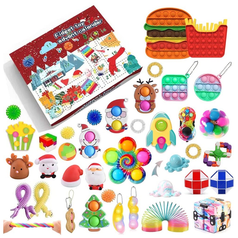 Zzz Gelembung Mainan Set Sensory Fidget Toys Autism Kebutuhan Khusus Pereda Stres Squeeze Sensory Hadiah Untuk Anak-Anak Teman Keluarga