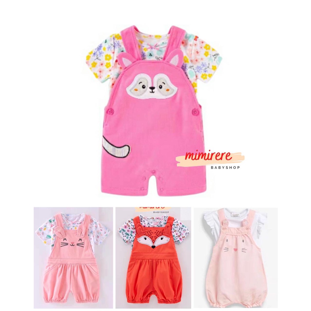 Catell Love Overall | Celana Gantung Baju Monyet Bayi