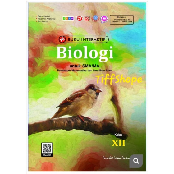 diskon Buku PR/LKS interaktif biologi kelas XII,12 (K13 revisi) intan pariwara, 2021