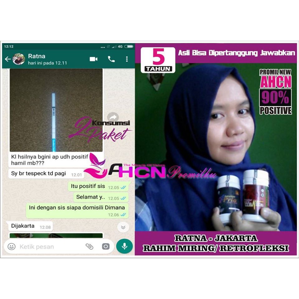 Promil Neo AHCN Obat Herbal Penyubur Kandungan Rahim Wanita Penyubur Sperma Encer 90% Berhasil Hamil-4