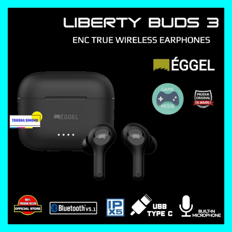 EGGEL LIBERTY BUDS 3 ENC True Wireless Earphones TWS Original