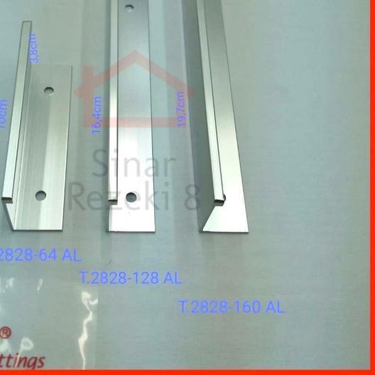 ❈ Handle Tarikan 2828-128 AL Laci Pintu Lemari Minimalis Dapur Nakas Gagang Modern Nordic Kitchen ➺