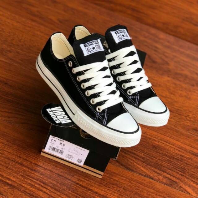 100%premium Converse_All Star Low Black White  Premium madein vietnam