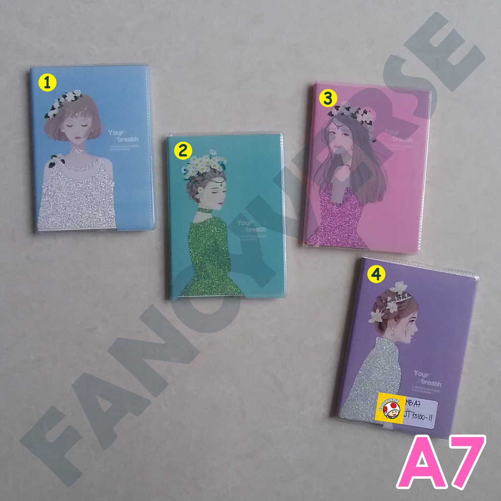 

Notebook A7 Glitter Girl JT70100-11 / Agenda Diary Notes Buku Catatan