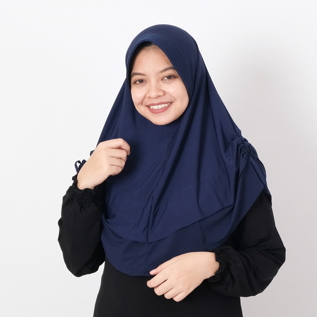Cotton Inch - Nidia Hijab Kaos Instan Kerudung Bergo Jilbab Wanita