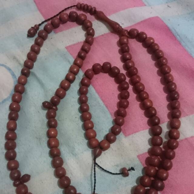 Tasbih & gelang ulin timbul atau ngapung atau ulin manang