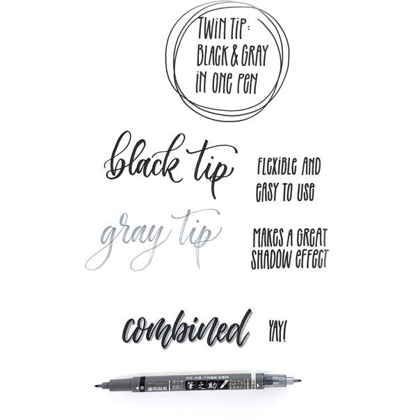 

*Segera Dapatkan* ⇤ Tombow fudenosuke twin tip ⇁ Star Seller,!