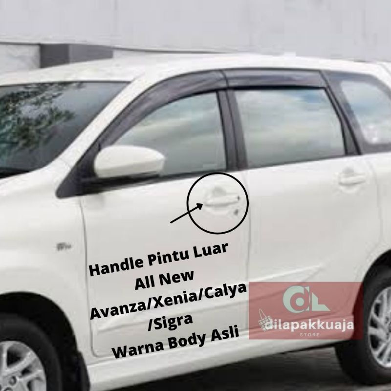 4pcs Handle Pintu Mobil All New Avanza Xenia Calya Sigra Handel Pintu Luar