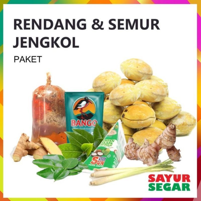 

500 gram paket jengkol tua rendang/semur siap masak murah
