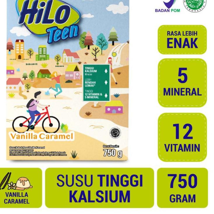 

[KODE PRODUK JKC7R5740] HiLo Teen Vanilla Caramel 750 gr HiLo Teen Chocolate 750 gr