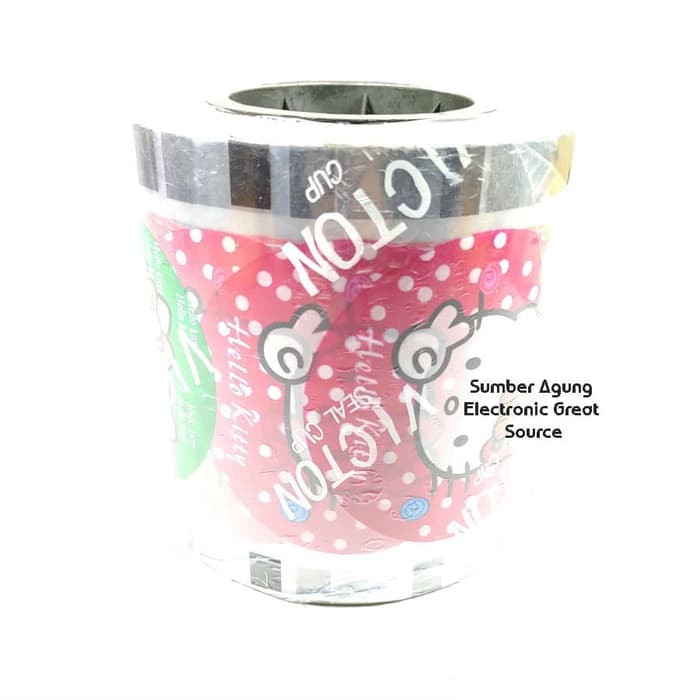 Plastik Refil Cup Sealer Kap Tutup Gelas Es Bergambar Gambar