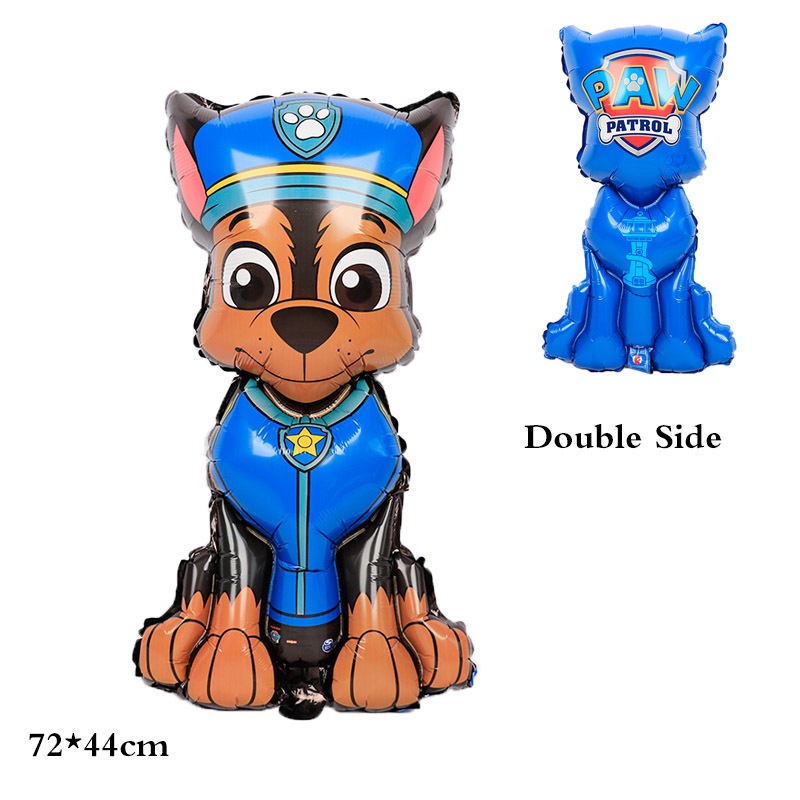 5pcs/lot Bayi Kartun Paw Patrol Balon Mainan Chase Marshall Skye Rubble Figurine Dekorasi Untuk Perlengkapan Pesta Festival