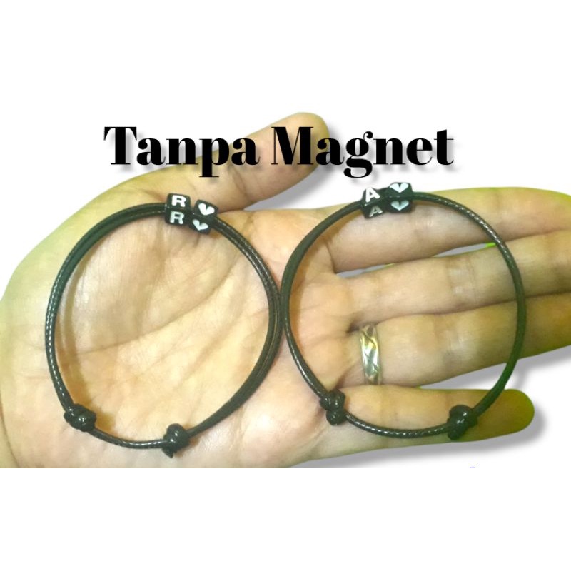 GELANG COUPLE MAGNET / GELANG MAGNET / GELANG PASANGAN / GELANG HURUF / GELANG REQUEST HURUF / GELANG UNIK / GELANG TALI HURUF / GELANG KAPEL / GELANG KAPEL MAGNET / GELANG KAPEL HURUF / GELANG KAPEL UNIK-5