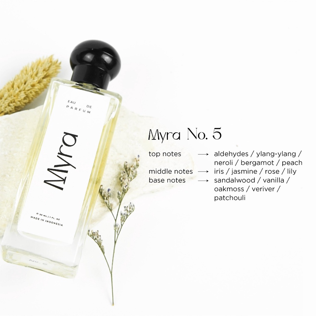 MYRA Eau De Perfume 30 ML / Parfum Pria Wanita / Parfum Unisex