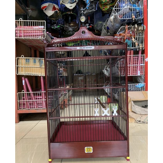 SANGKAR KANDANG KOTAK ORIQ JAYA COKLAT NO 1