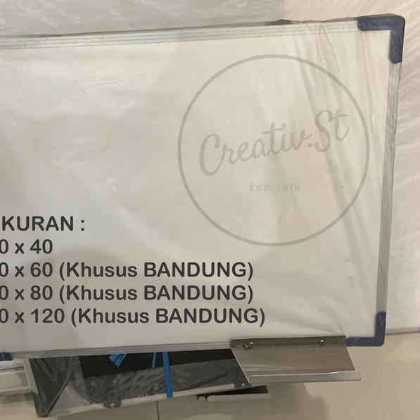 

➪ Papan Tulis / White Board & Black Board 2 in 1 30 x 40 cm ✮