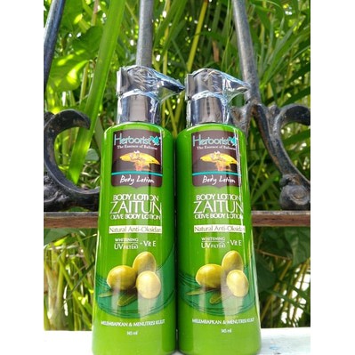 HERBORIST BODY LOTION ZAITUN + WHITENING 145ML / OLIVE