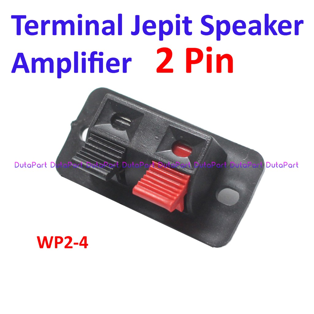 Terminal Jepit 2 Pin Speaker Amplifier Kabel Power Box 2P 2Pin WP2-4