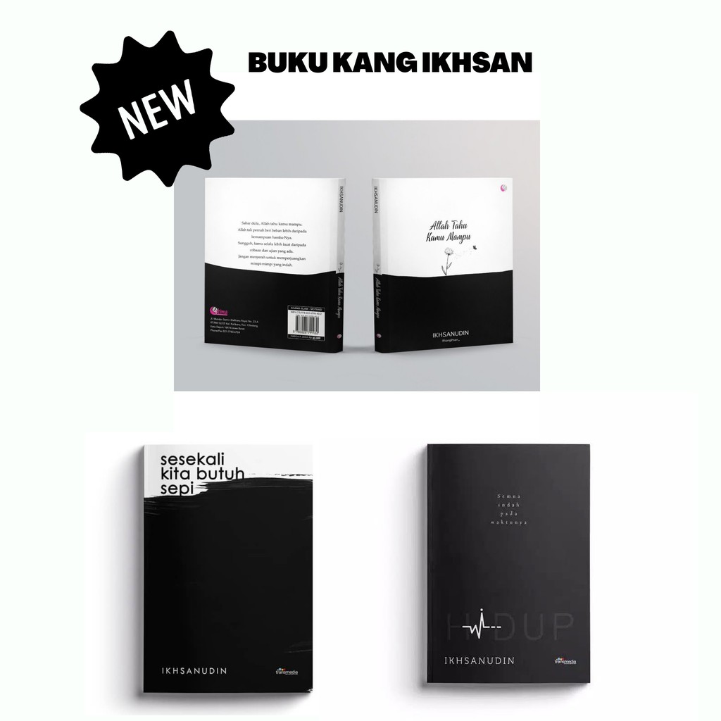 

JPRDBOOKSTOREE Paket Hemat Buku Kang Ikhsan/ Hidup [Original 100%]