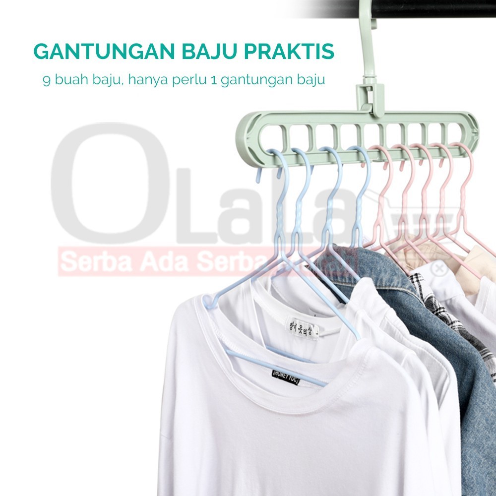 Gantungan Baju Sebaguna - Hanger Pakaian OLL-661