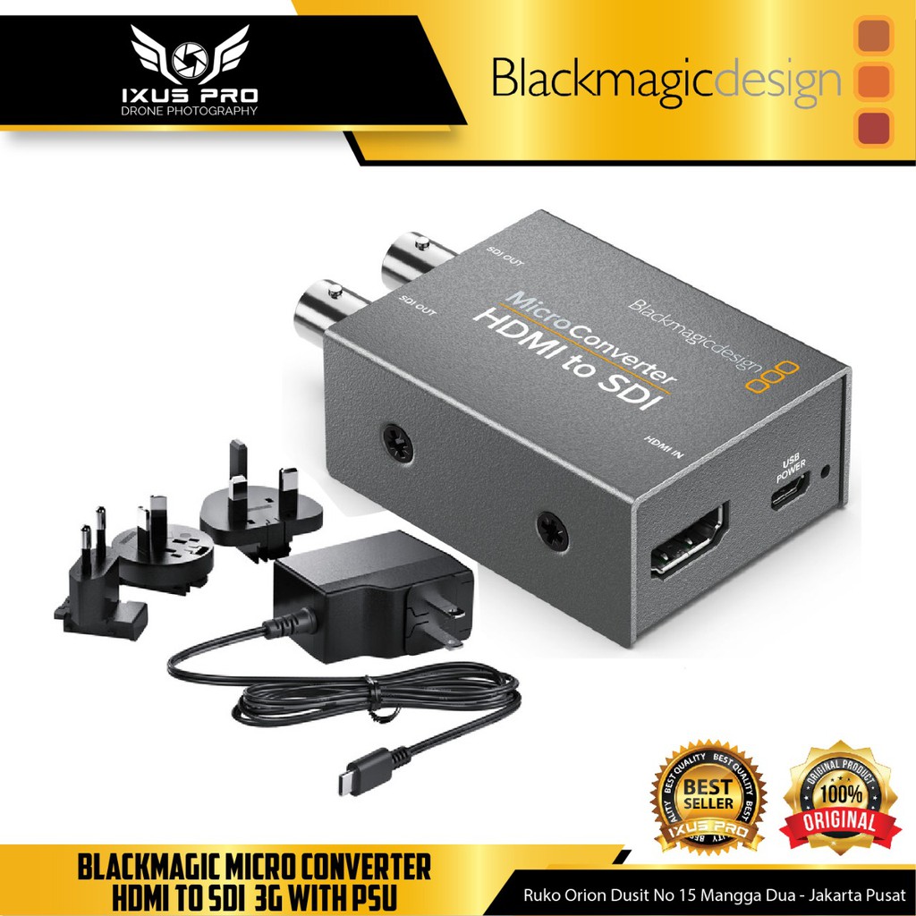 Blackmagic Design Micro Converter HDMI to SDI 3G with Power Supply