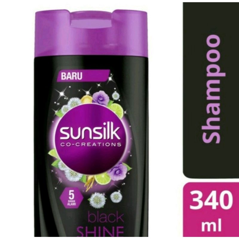 Sunsilk Shampoo Black Shine 340 mL