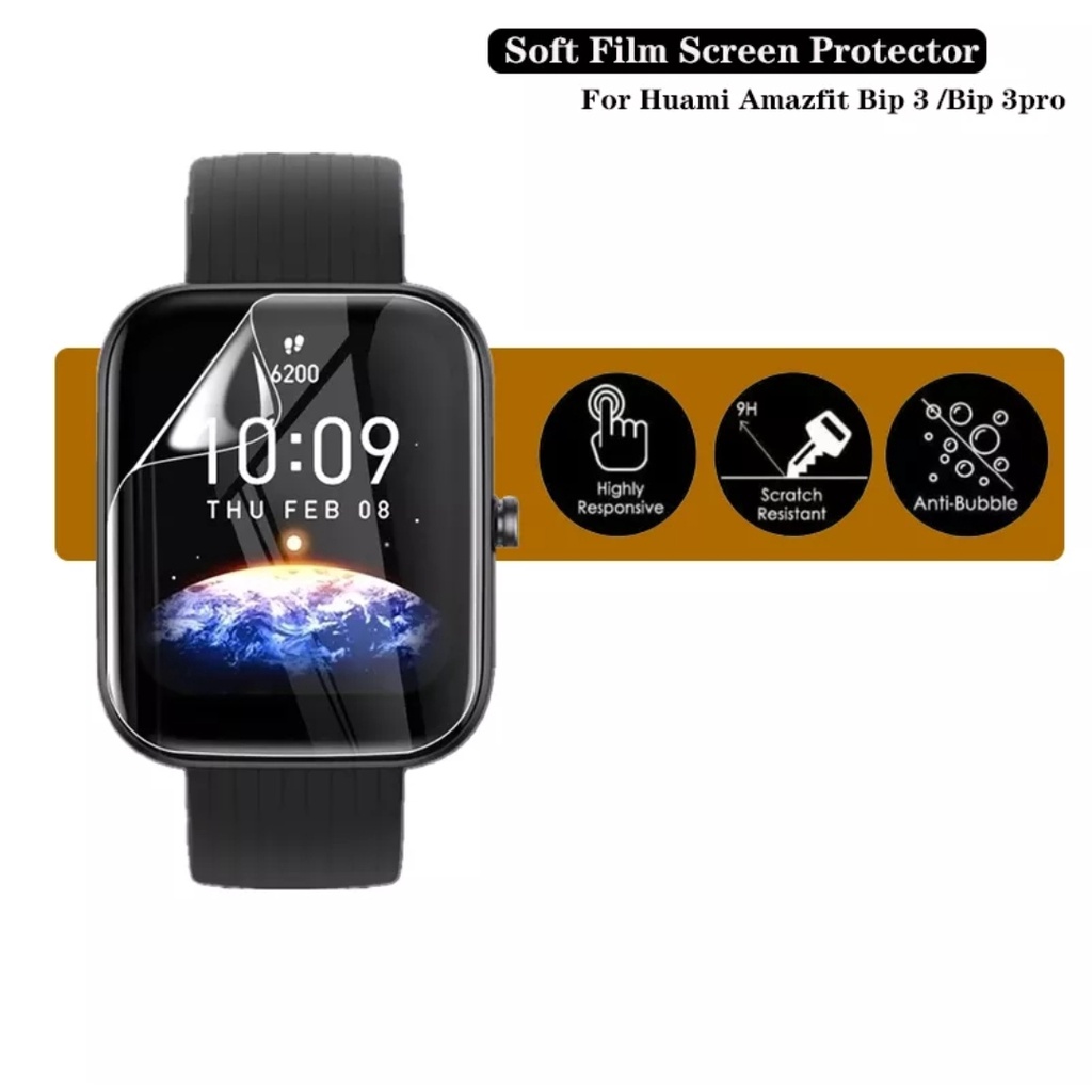 Screen Guard Hydrogel Anti gores Xiaomi Amazfit Bip 3 BIP 3 PRO