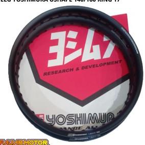 [[BISA COD]] VELG YOSHIMURA U SHAPE 140 160 RING 17 RING 14 BLACK yosi
