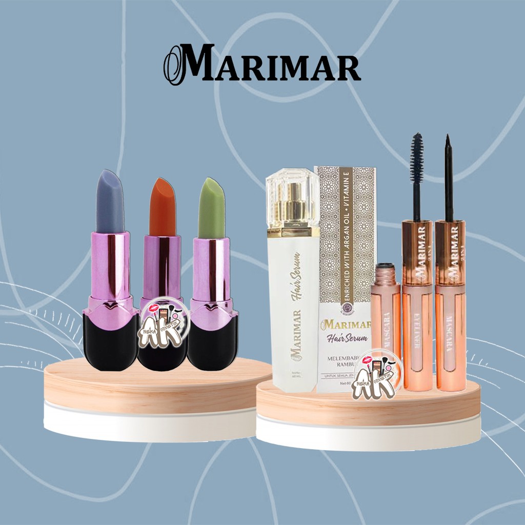 MARIMAR MOIST LIPSTIK/HAIR SERUM/2IN1 MASCARA&amp;EYELINER