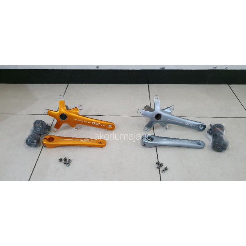 crank arm sepeda lipat seli minion OXO hollowtech HT2 BCD 130 170mm