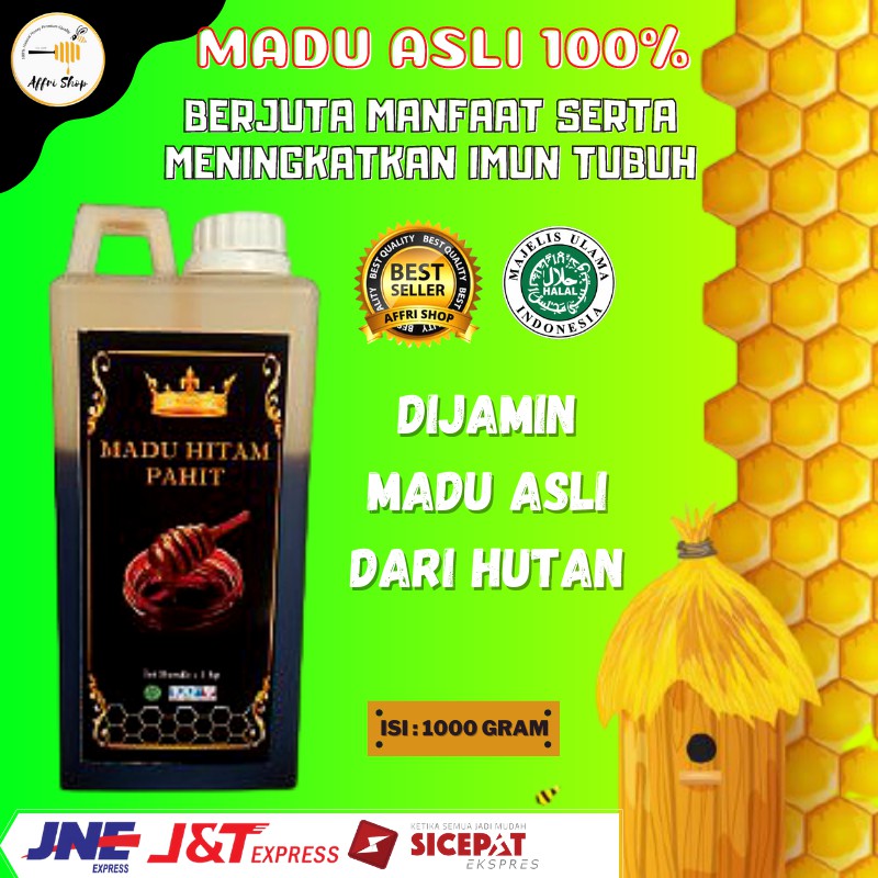 

MADU PAHIT MADU HITAM MADU HITAM ASLI MADU ASLI MADU MURNI ASLI ISI 1KG/LABEL