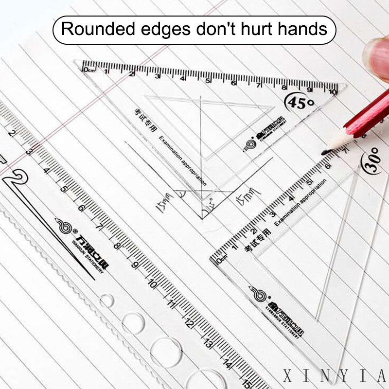 Xia.id 4PCS Penggaris Multifungsi Untuk Pelajar