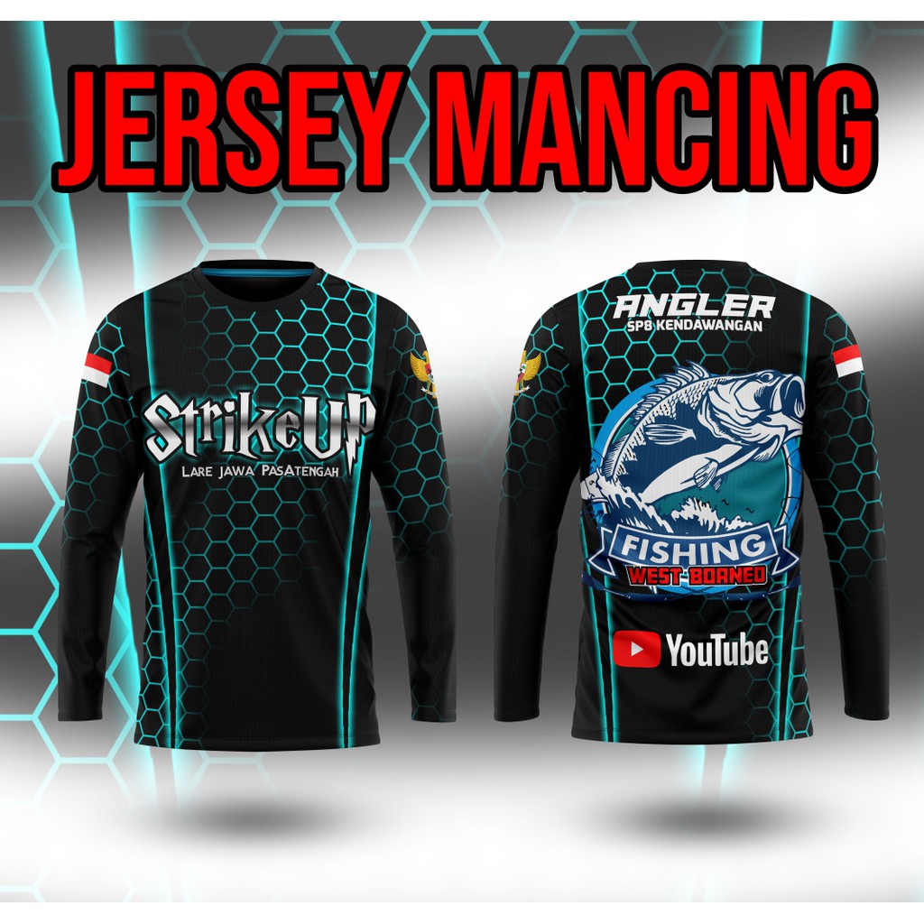 JERSEY MANCING FULL PRINTING FREE NICKNAME BEBAS COSTUM