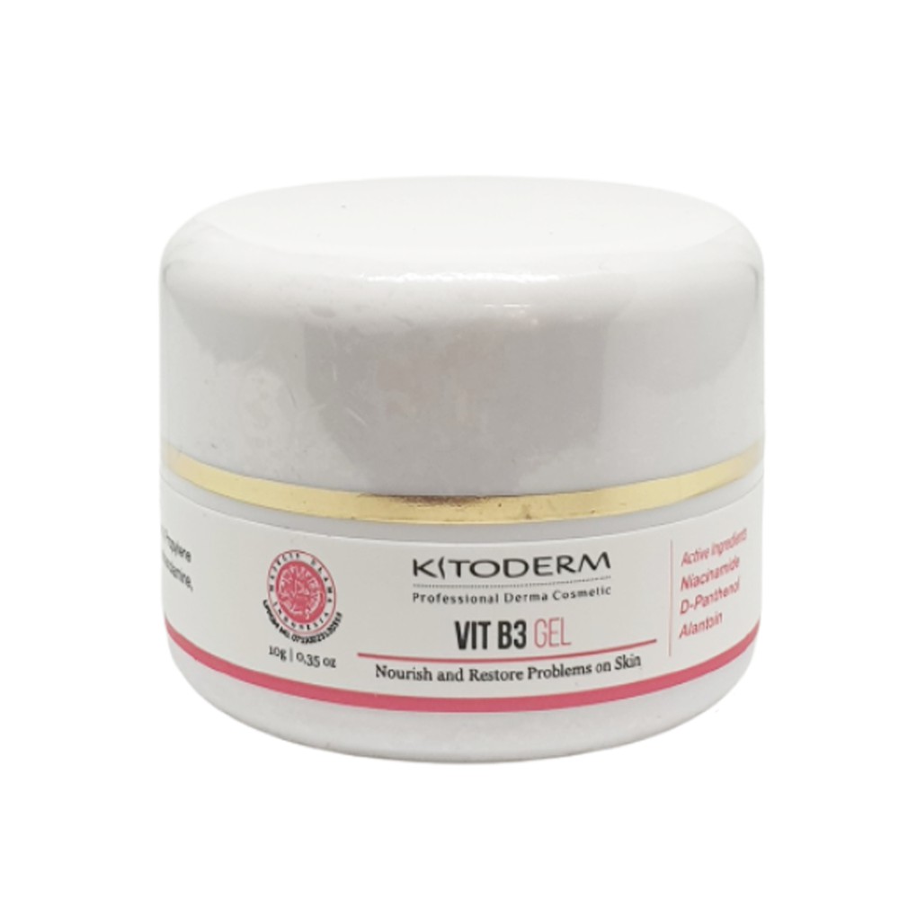 Kitoderm Vit B3 Gel 10gr Original / Gel Vitamin B3 BPOM Aman