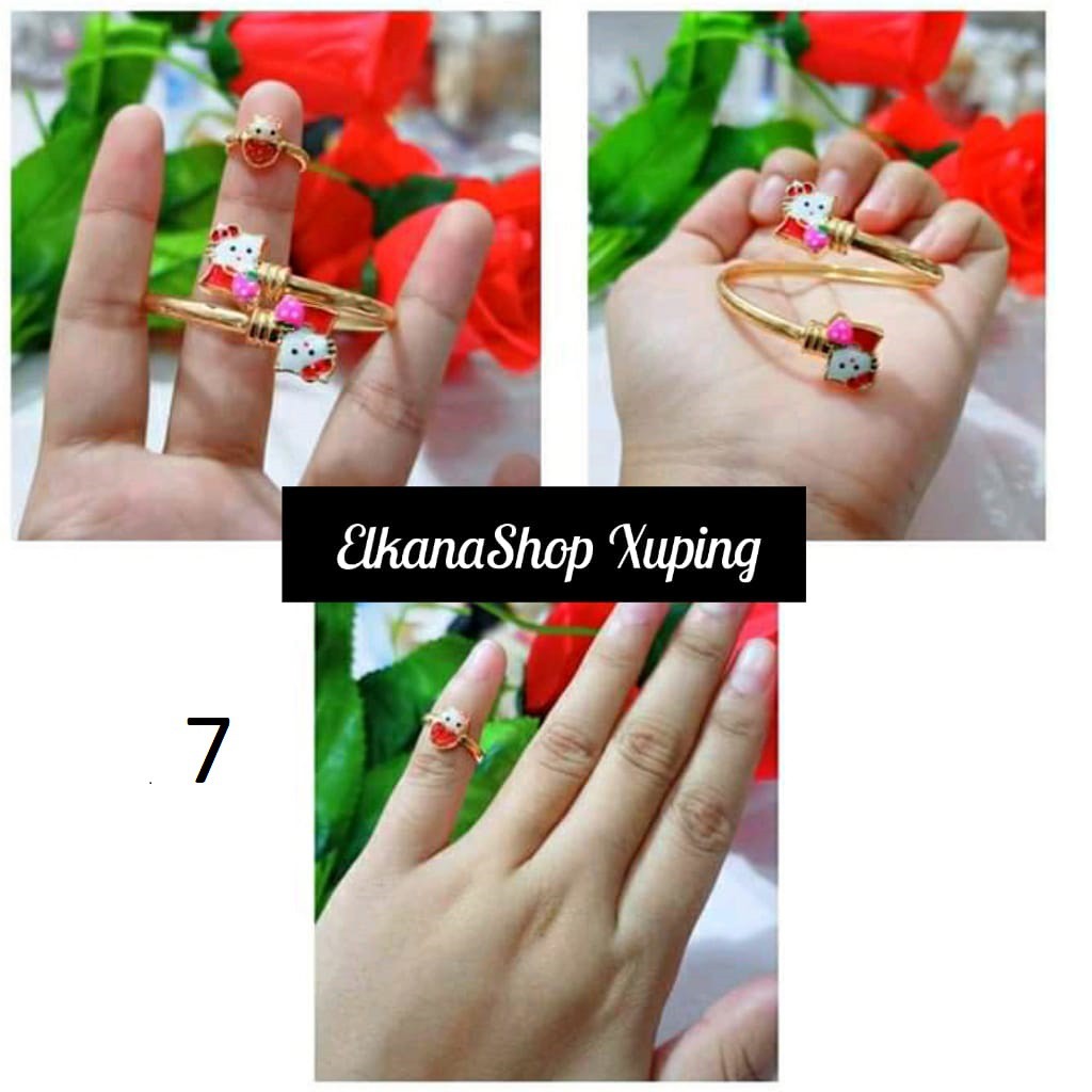 Gelang Anak benggel Free Cincin Xuping /elkanashop