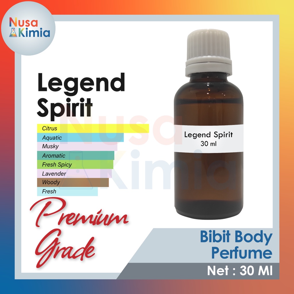 Bibit Minyak Wangi Refill Legend Spirit Premium Grade