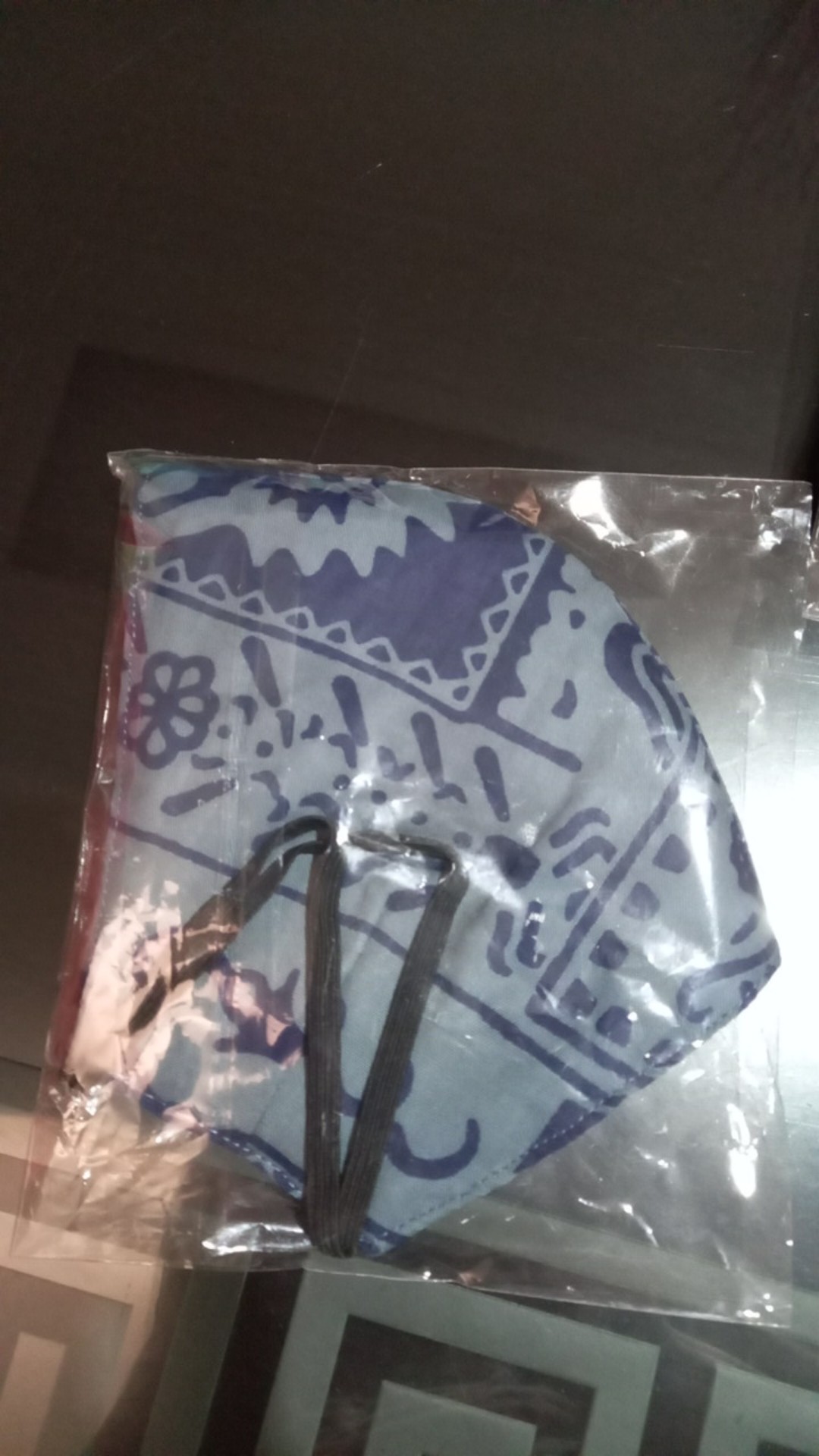 Masker Motif Batik Kain Anak Dan Jumbo Earloop Dan Hijab 3 Lapis (3 Ply)