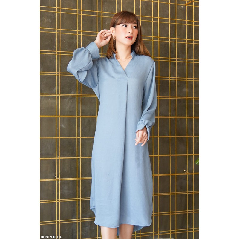 Sausan Crinkle Tunic Dress Wanita