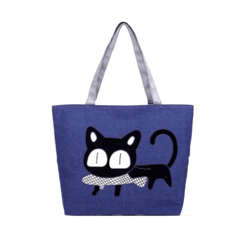 TOTE BAG CAT FISH-TOTEBAG MURAH-FELIX