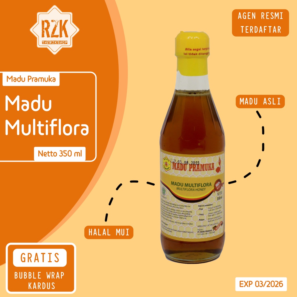 

Madu Pramuka Madu Multiflora 350 ml