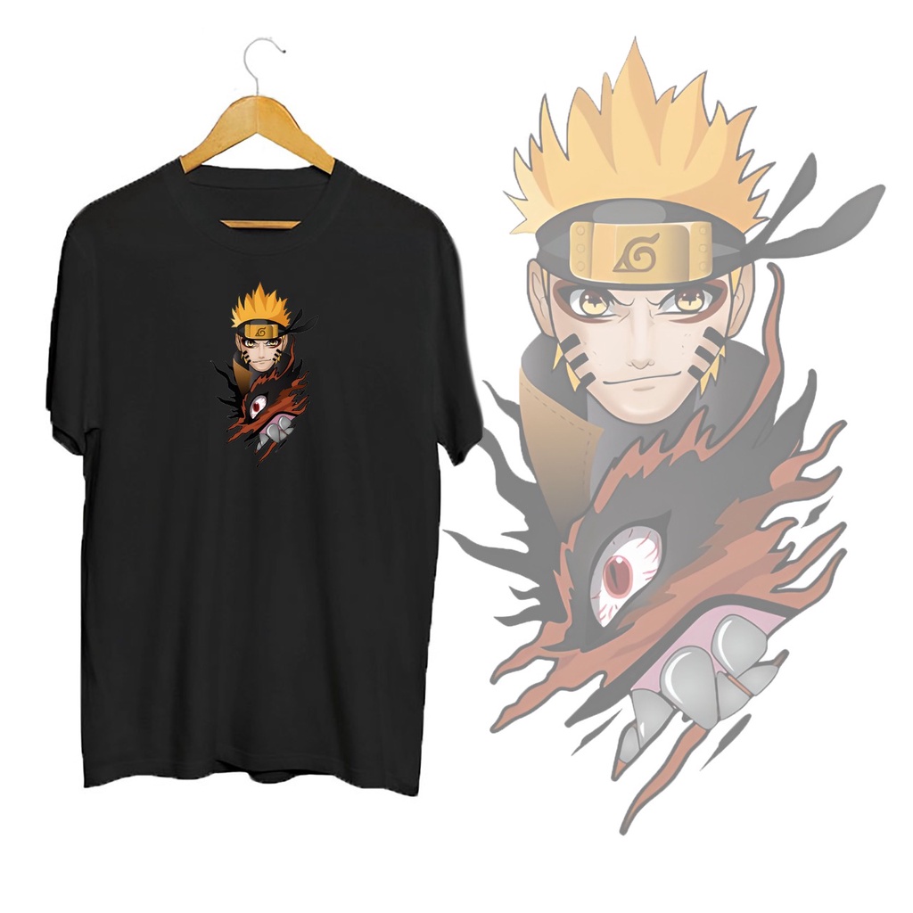 KAOS OVERSIZE UZUMAKI NARUTO KYUBI T-SHIRT