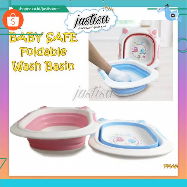 Promo  !! Foldable Wash Baby Safe - Baskom Washlap