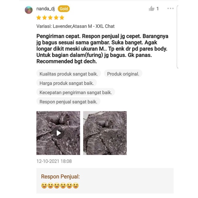 Kebaya Tunik Modern Tile Panjang Muslimah / Kebaya Pesta  Kondangan Wisuda Muslimah / Kebaya Set-5