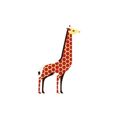 

POTATOO GIRAFFE Temporary Tatto Sticker