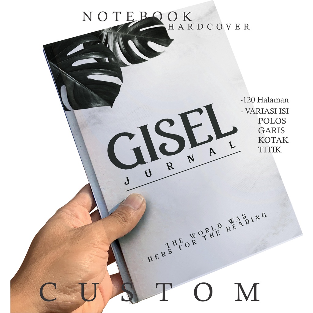 

Notebook Custom Hardcover HVS (Free Request Cover)