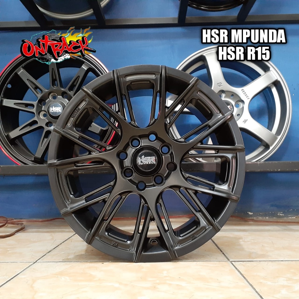 velg mobil mobilio ring15 / velg mobil livina r15 / velg mobil jazz r15 type hsr wheel